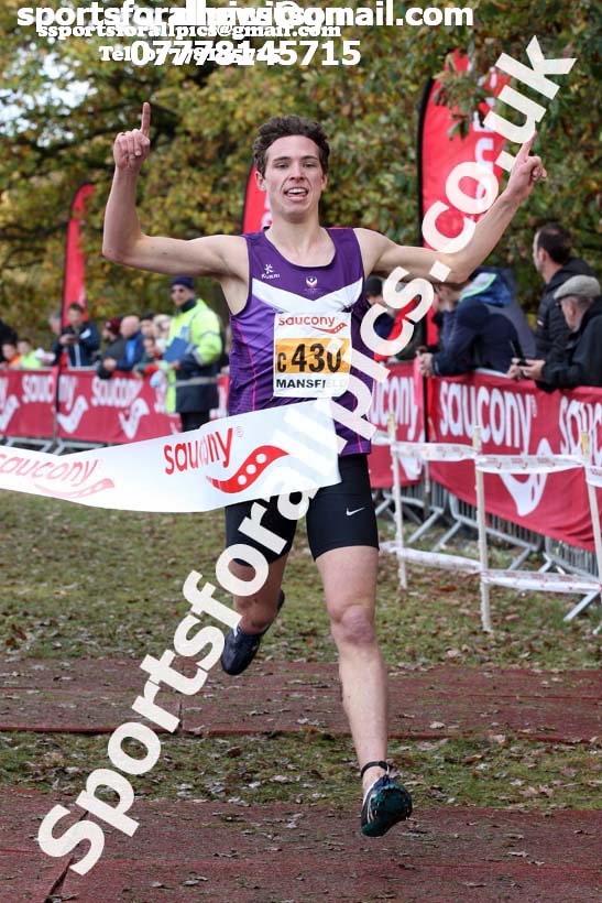 Mens junior National Cross Country Relay, Berry Hill Park, Mansfield. Photo:  David T. Hewitson/Sports for All Pics